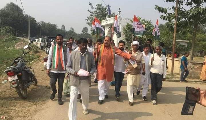 Uttarakhand-“महंगाई मुक्त भारत अभियान” के तहत कांग्रेस ने निकाली पदयात्रा