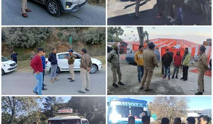 अल्मोड़ा -: बारातियों की जान जोखिम में डालकर नशे में चला रहा था वाहन, आरोपी गिरफ्तार, वाहन सीज