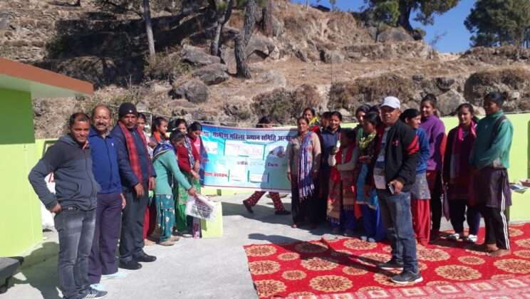 अल्मोड़ा -: ग्रामीण महिला उत्थान समिति द्वारा एक सप्ताह का सिलाई प्रशिक्षण ट्रेनिंग कार्य शुरू