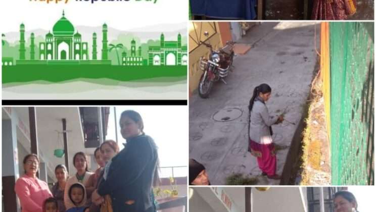 अल्मोड़ा -: गणतंत्र दिवस व बसंत पंचमी के अवसर पर ढूंगाधारा मोहल्ले में चलाया गया सफाई अभियान