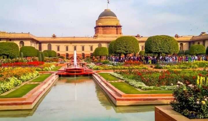 नई दिल्ली:- राष्ट्रपति भवन में स्थित मुगल गार्डन का बदला नाम……. अब इस नाम से जाना जाएगा उद्यान
