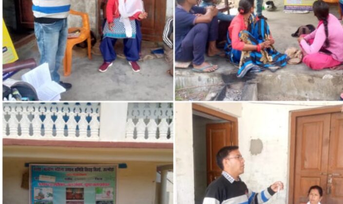 अल्मोड़ा :- ग्राम पंचायत बिनतोला में ग्राम प्रधान की अध्यक्षता में आयोजित हुई जल समितियों की बैठक, वाटर टेस्टिंग का दिया प्रशिक्षण