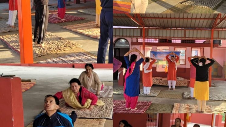 अल्मोड़ा -: पांच दिवसीय निशुल्क योग शिविर का समापन