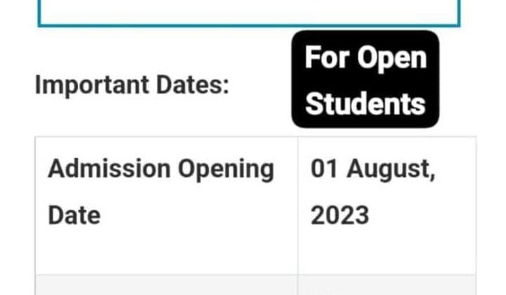 uou admission: – 15 सितंबर तक बढ़ाई गई प्रवेश तिथि, पढ़े पूरी खबर