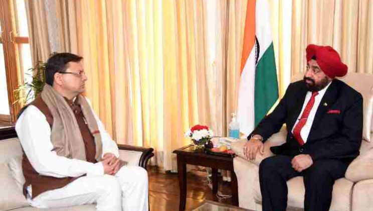 नवरात्र पर मंत्रिमंडल विस्तार की अटकलें तेज, सीएम धामी ने की गर्वनर से मुलाकात