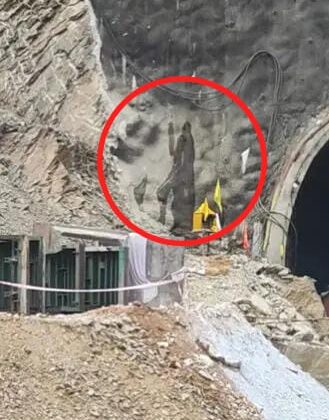 सिलक्यारा: सुरंग के बाहर भगवान शिव की आकृति उभरी, ऊर्जा से भरी रेस्क्यू टीम