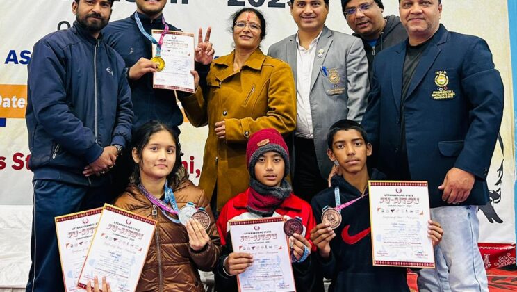 उत्तराखण्ड राज्य जूजित्सु में अल्मोड़ा को 5 पदक