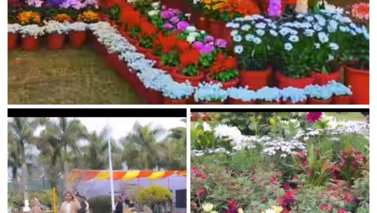 Uttarakhand:- राज्य में बारिश और बर्फबारी के बावजूद राजभवन वसंतोत्सव में फूलों का संसार देखने के लिए पहुंचे लोग