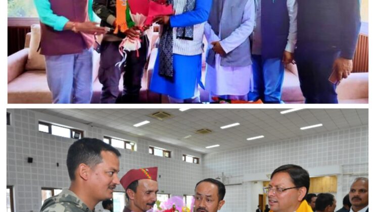 पिथौरागढ़:- धारचूला की पय्यापौड़ी सीट से निर्दलीय जिला पंचायत सदस्य जीवन ठाकुर ने ग्रहण की भाजपा की सदस्यता