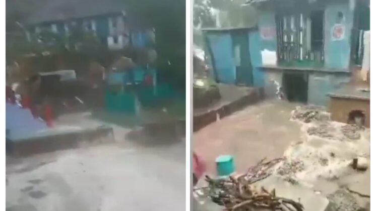 अल्मोड़ा:- चौसली में बारिश ने मचाई आफत……प्रशासन की टीम ने लिया नुकसान का जायजा