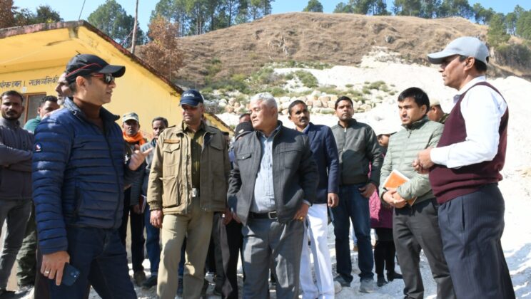 बागेश्वर – करुली,खल्दौड़ी,बल्दौड़ी के सात खड़िया कुरानों का डीएम ने किया स्थलीय निरीक्षण