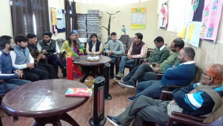 गरुड़ – अजीम प्रेमजी फाउंडेशन कार्यालय टानीखेत कार्यालय में हर्षोल्लास के साथ मनाया गया बसन्त मिलन कार्यक्रम