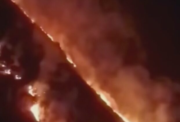 अल्मोड़ा:- आग से धधके जंगल….. मची अफरा- तफरी