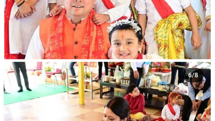 Uttarakhand:- मुख्यमंत्री पुष्कर सिंह धामी ने कन्या पूजन करके राज्य के लिए मांगी सुख शांति