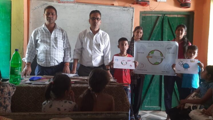 भारतीय भाषा समर कैम्प में पर्यावरण से संबंधित गतिविधियों में बच्चों ने की सक्रिय प्रतिभागिता