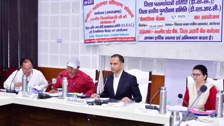 बागेश्वर – जिला परामर्शदात्री समिति/ जिला स्तरीय पुनरीक्षण समिति की बैठक में सभी विभागों को लक्ष्य प्राप्ति के दिये निर्देश