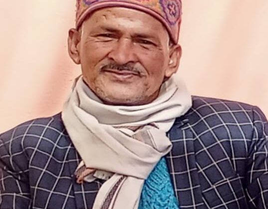 बागेश्वर:- पत्रकार दिनेश नेगी के पिता का निधन….शोक