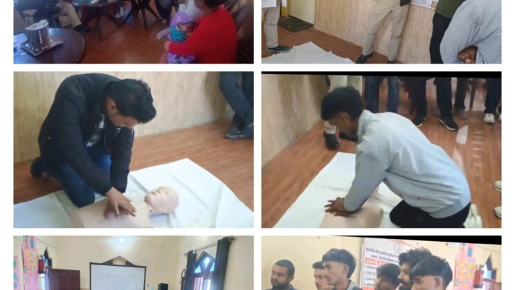 गरुड़ – यूथ क्लब सर्कल ऑफ होप ने जिला अस्पताल के डॉक्टरों की टीम के सहयोग से स्वैच्छिक स्वास्थ्य शिविर का किया आयोजन