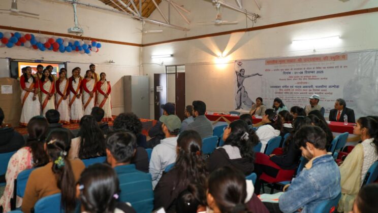 अल्मोड़ा:- “नृत्य सम्राट उदयशंकर के जीवन के विविध पक्ष भावमय रंगों के संग” शीर्षक के साथ आयोजित की गई कार्यशाला