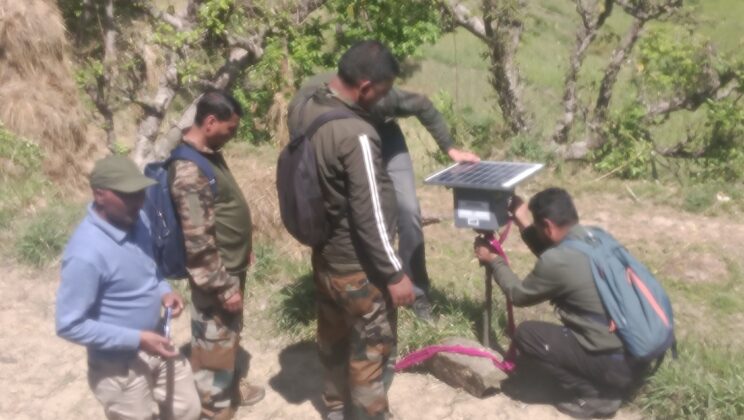 गरुड़ – ब्लाक के रिठाड़ क्षेत्र में बाघ की दहशत….वन विभाग, लगाए गए कैमरे