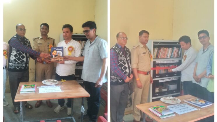 अल्मोड़ा:- अंबेडकर जयंती पर पुस्तकालय का शुभारंभ