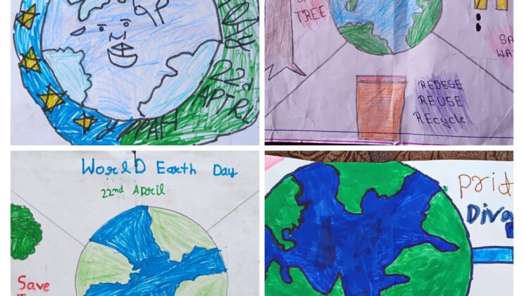 अल्मोड़ा:- “विश्व पृथ्वी दिवस” पर बच्चों ने चित्रकला प्रतियोगिता में किया प्रतिभाग