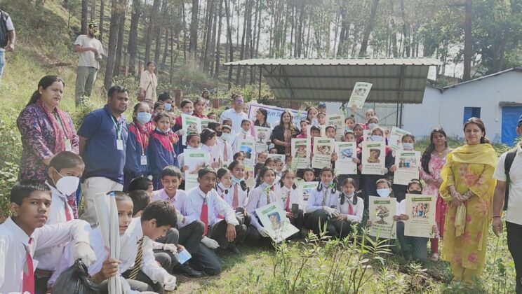अल्मोड़ा:- पर्यावरण दिवस पर नौला संरक्षण एवं वृक्षारोपण कार्यक्रम आयोजित